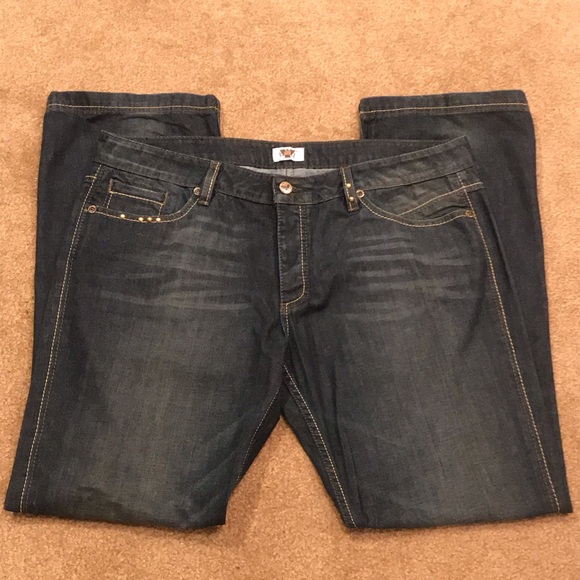 Antik Denim Mens Dark Wash Straight Fit 40x34 Jean - Picture 1 of 8